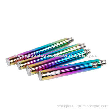 Variable Voltage Evod Twist/Evod C Twist Batteries with 1,300mAh Capacity